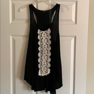 NWOT mm Black Blouse Size Large